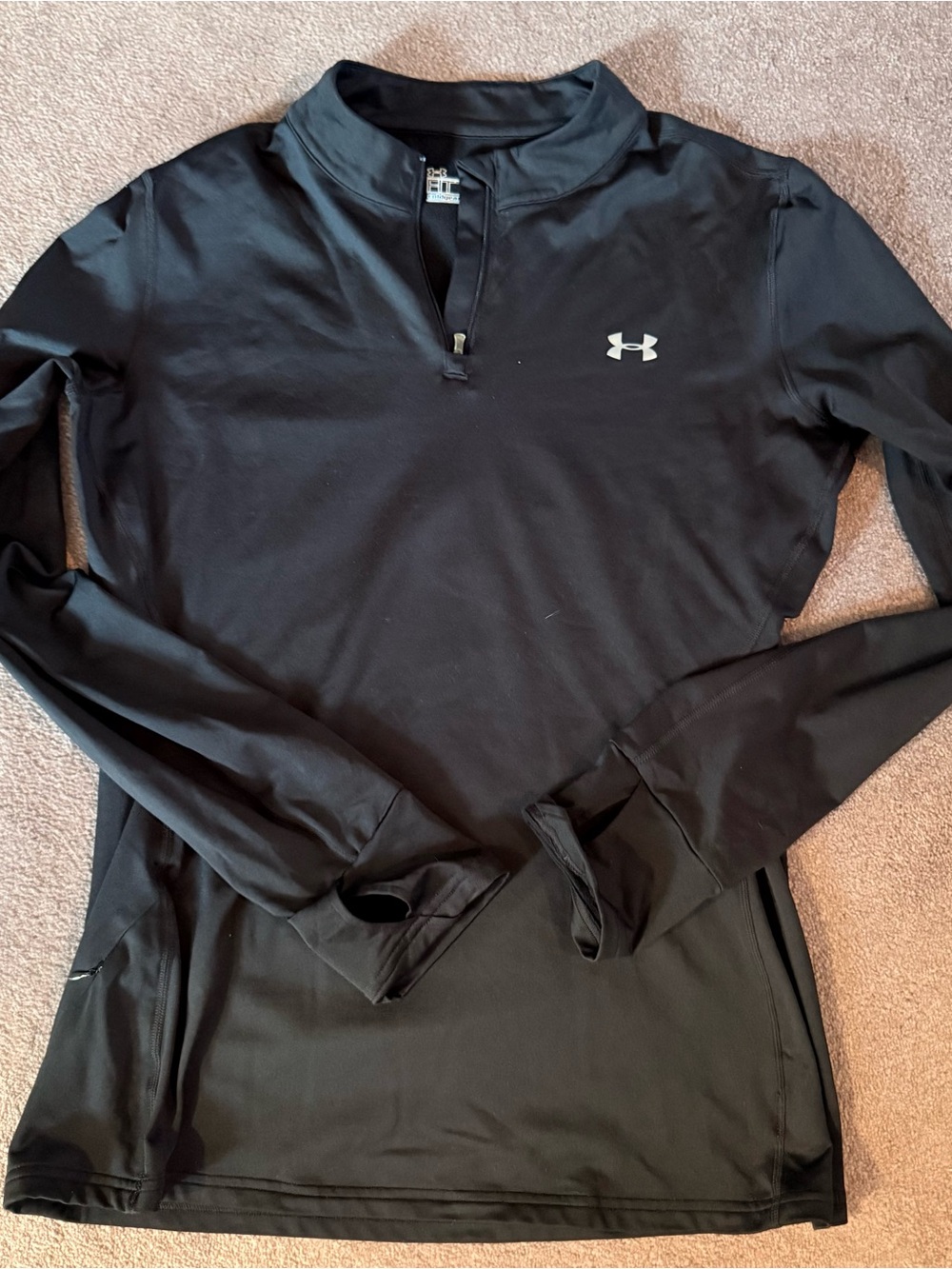 Under Armour Womens Cold Gear, XL Long-Sleeve 1/4 Zip Pullover